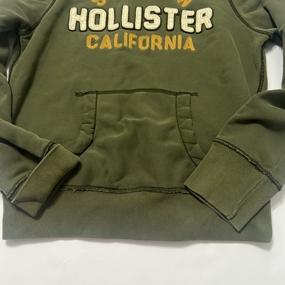 Hollister Green Hoodie, men’s small - Picture 2 of 6